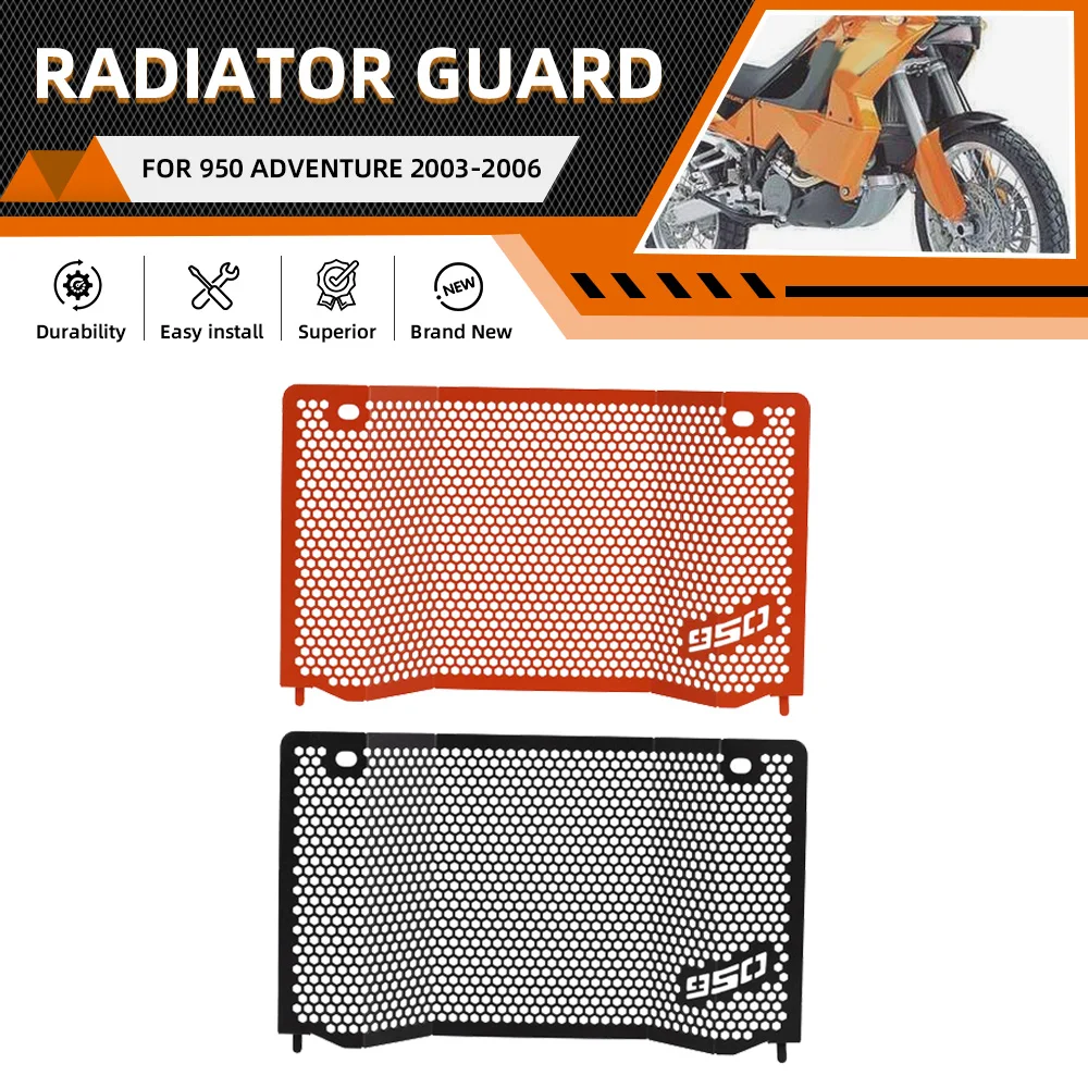 

For 950 Adventure 2003-2004-2005-2006 Motorcycle Radiator Guard Grille Protective Cover Oil Cooler Cover Protector 950Adventure