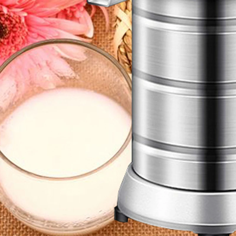 220V Refiner Soymilk Maker Commercial Automatic Soybean Milk Fiberizer Soymilk Machine Dregs Separater Splitter