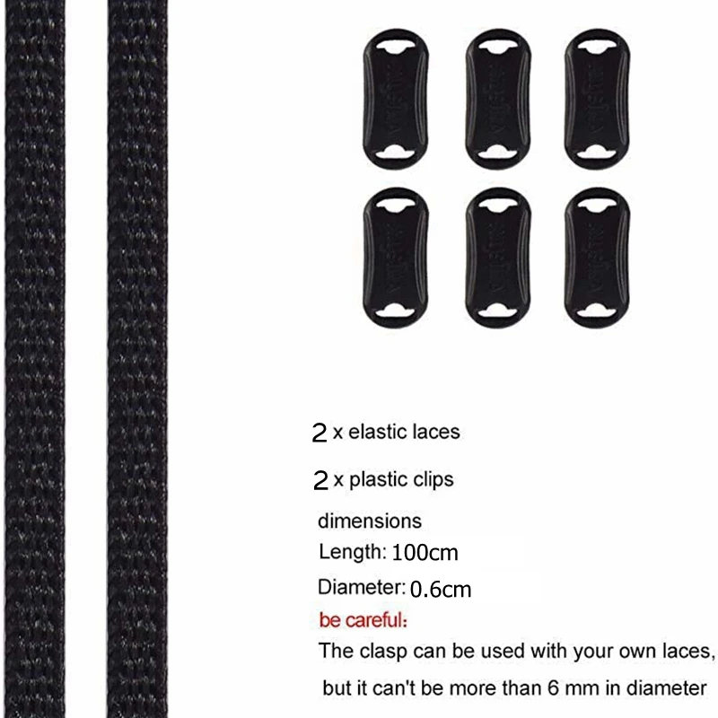 1 Pair Flats Elastic Shoelaces No tie Shoe Laces Kids Adult Sneakers Shoelace Quick Lazy Shoe Lace 24 Color Buckle Strings