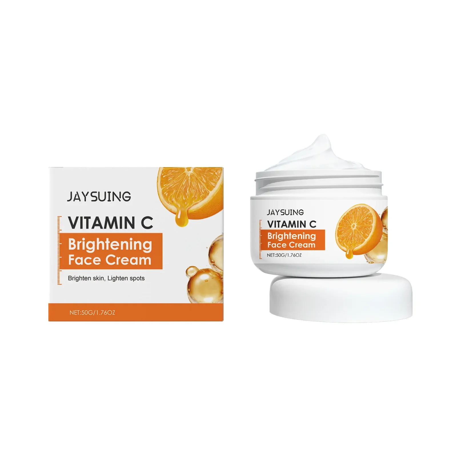 Serum Vitamin C krim Vitamin C untuk penggunaan sehari-hari, menghidrasi, menghaluskan garis halus, dan meningkatkan kekaukan Kulit Pelembab mencerahkan