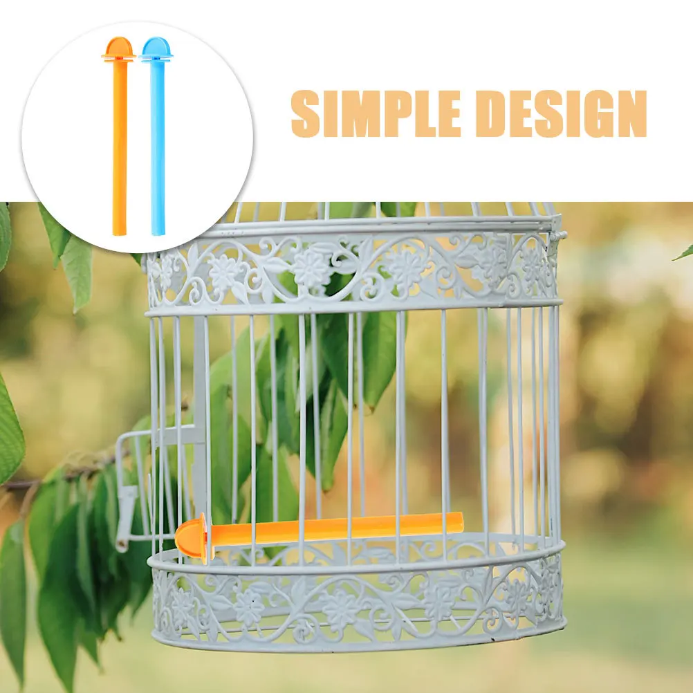

8Pcs Bird Perch Stand Plastic Parrot Cage Durable Safe Bird Plastic Perch Sticks for Cage Accessories Parrot Stand
