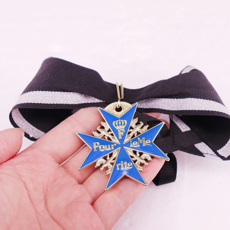 Medalla de señorita azul alemana, adorno, medalla de Honor de clase militar, joyería