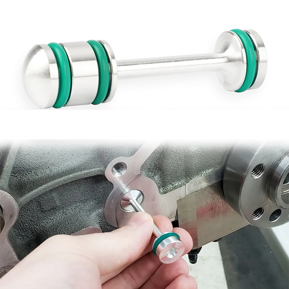 

Car Silver Aluminum Oil Diverter Rod For 3rd 4th Generation For LS2 LS1 LS3 For LS Car Oil Diverter Barbell Restrictor Galley