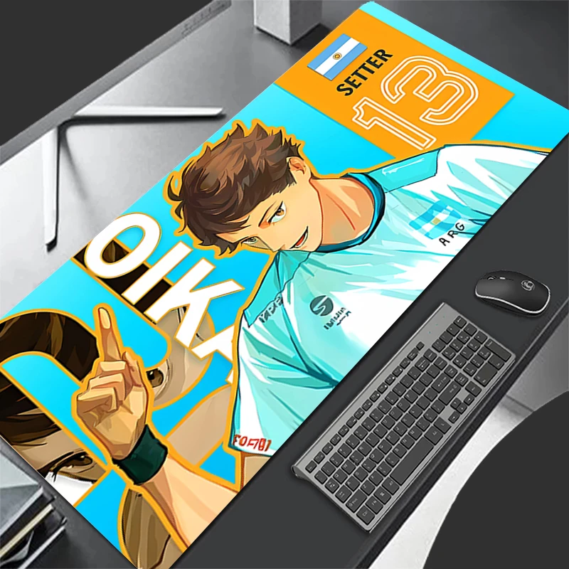 Mousepad Pattern Game Pad Rubber Anime Mouse Pad PC Accessories H-haikyu!! Desk Mat Non Slip Office Table Mat Gamer Keyboard Pad