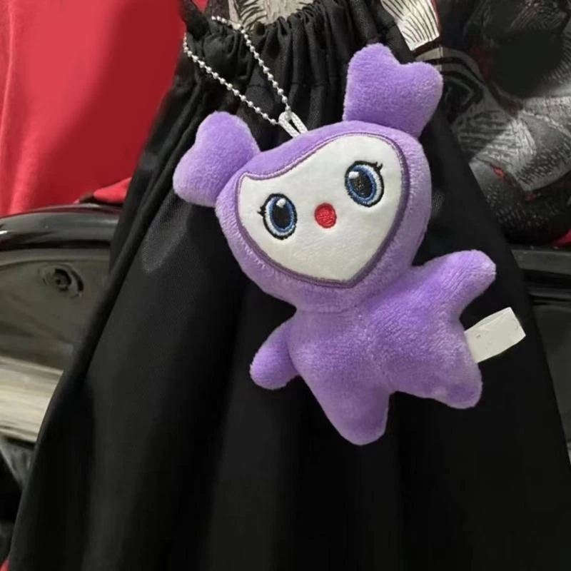 한국 우상 인형 플러시 키 체인 만화 키 링 귀여운 인형 소녀 수집 가능한 인형