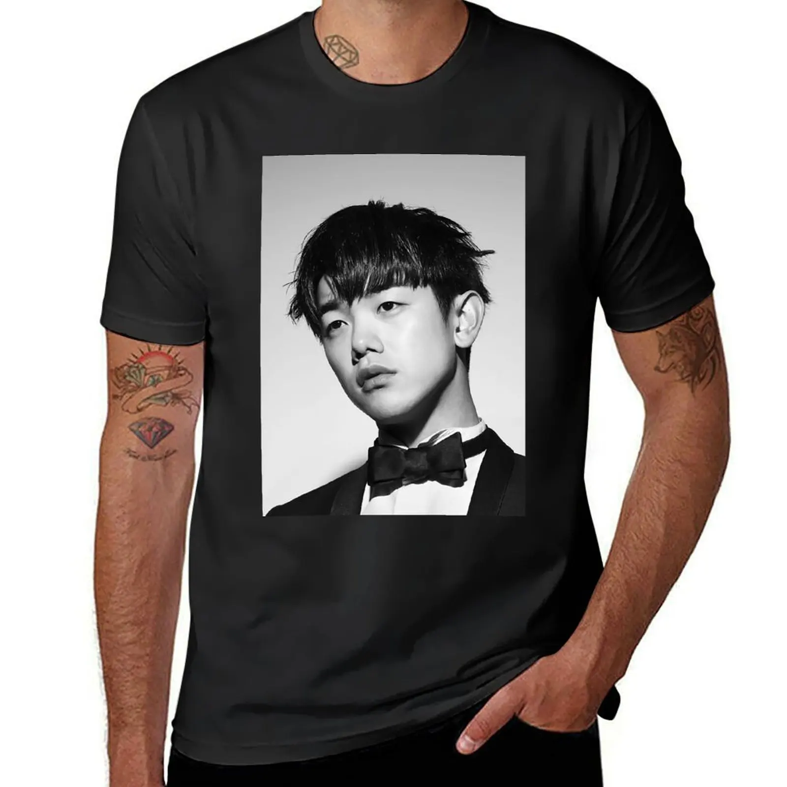 Eric Nam T-Shirt summer top aesthetic clothes Aesthetic clothing summer clothes plain black t shirts men