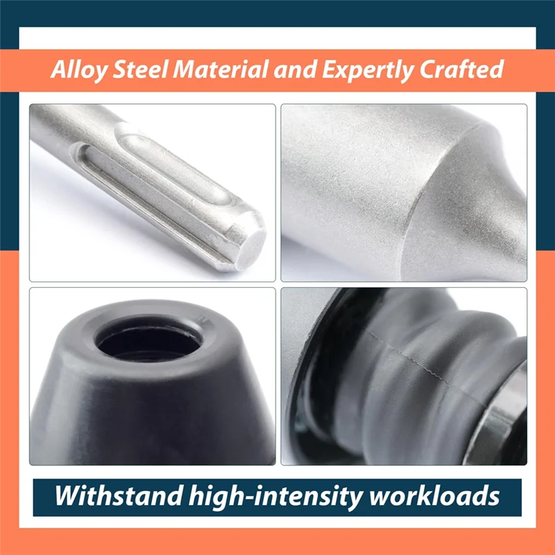 Adapter For SDS-Plus To SDS-Max 8-1/4 Inches Long Compatible With Rotary Hammer Alloy Steel Adapter-LICG
