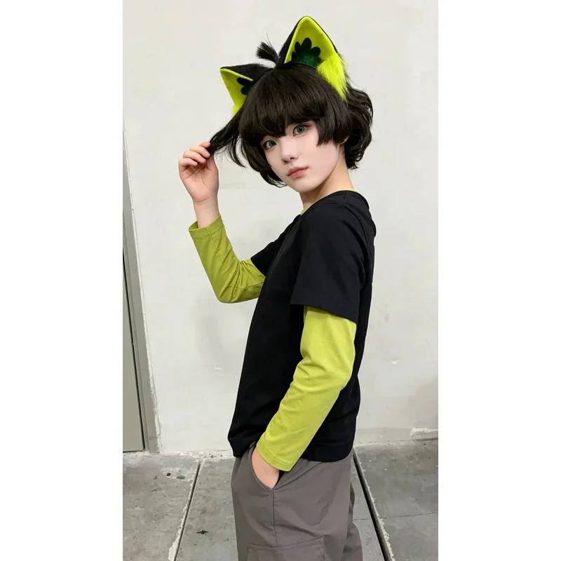 

Euro 7 Cos Spot Selling Cosplay Costumes The Legend of Hei2 Anime Film Boys Girls Suit Workwear Hooded Halloween Role-play 【【【2