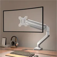 Adjustable Single Monitor Stand Gas Spring Monitor Arm Fully Adjustable Desk Stand Holds 4.4-20 lbs Computer Screen