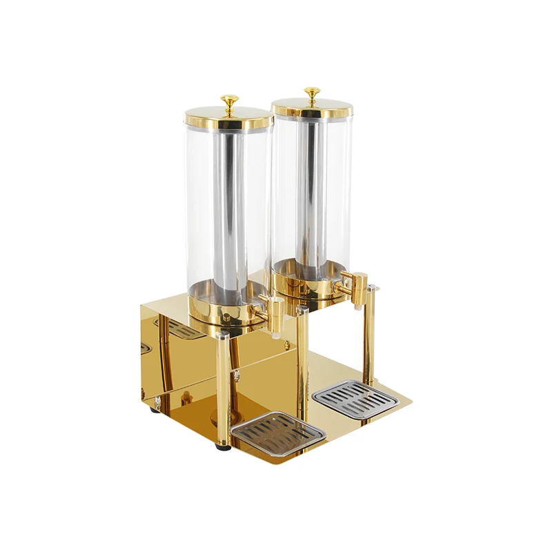 

restaurant, container, seasoning bucket Commercial stainless steel buffet, juice tripod beverage bucket cold drink machine