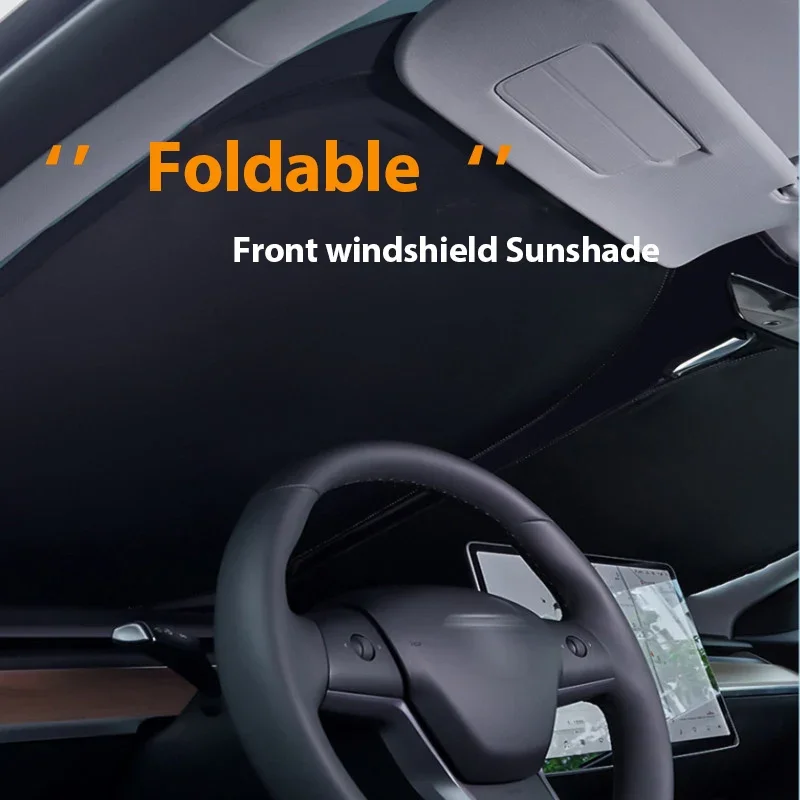 for Tesla Model Y HW4.0 2024 Sun Roof Shade Model 3 Highland Glass Roof Sunshade Front Rear Window Windshield Privacy Cover