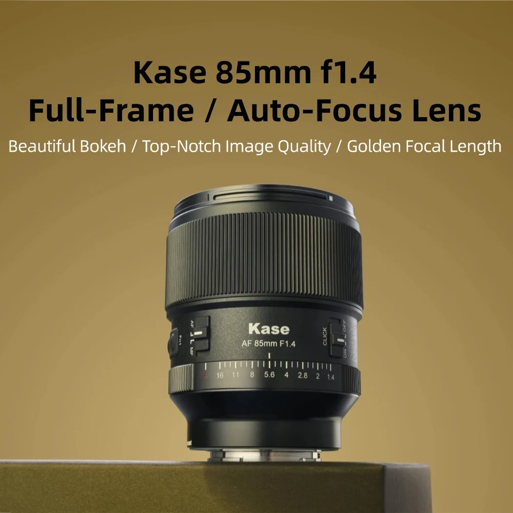 

Полнокадровый объектив с автофокусом 85 мм F 1.4 для FUJIFILM X Mount / Nikon Z Mount / Sony E Mount - Kase