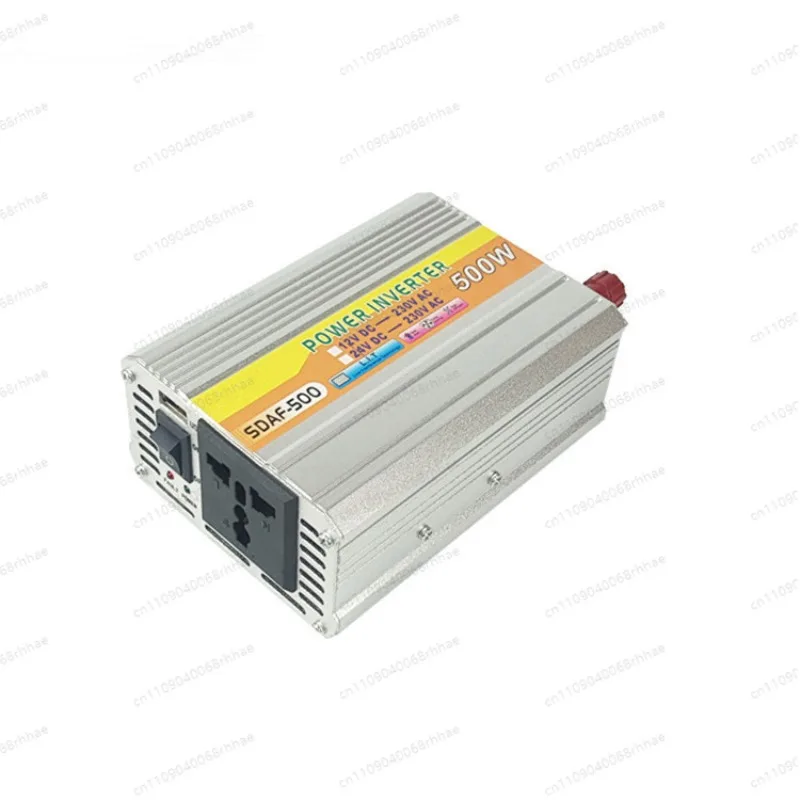 500W Car Inverter 12V24V to 220V Power Converter Boost, Solar Inverter