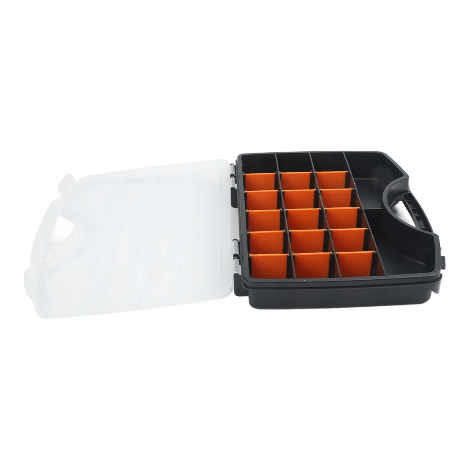 For Small Tools Portable Tool Case Tool Organizer Home Tool Storage Black Orange Efficient Storage For Fishing Tackle