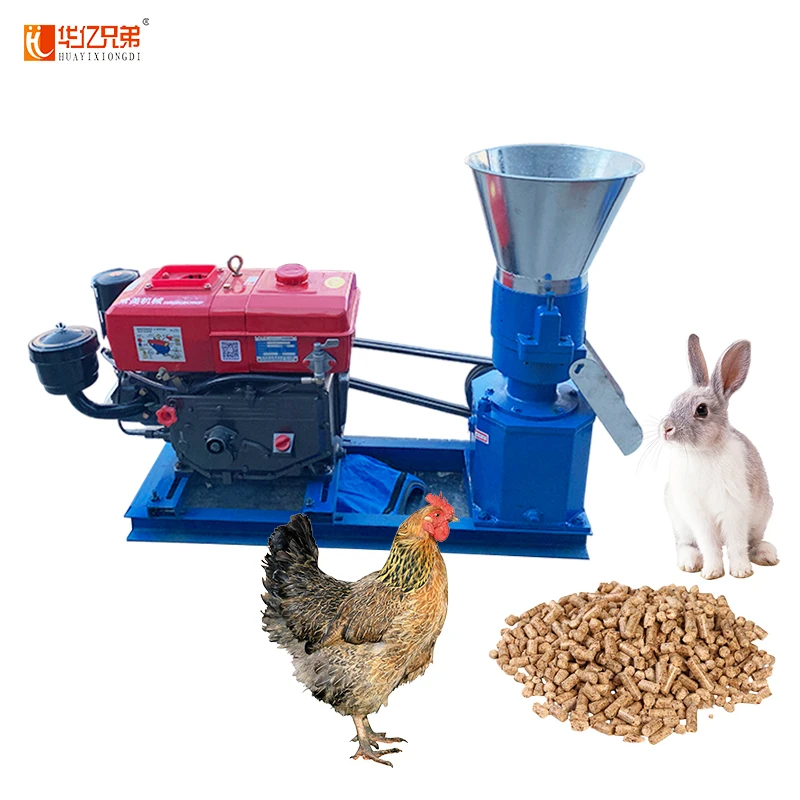 Feed Pallet Making Machine Animal Pellet Poultry Feed Processing Machinery Pelletizer Machine