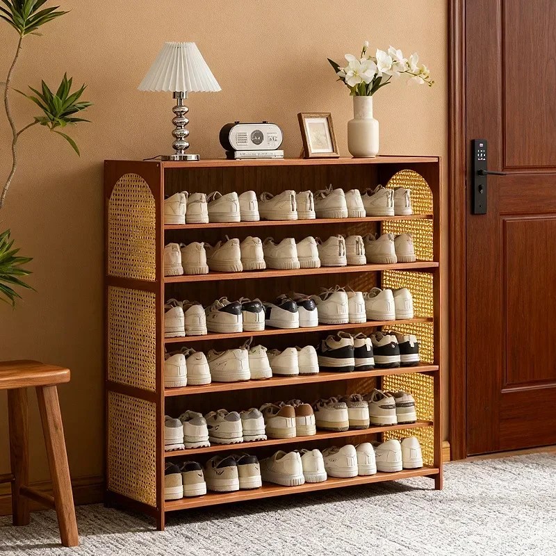 New model Internet Celebrity Shoe Rack Multi-layer Door Entry Door Small Rental House Simple Shoe Cabinet Shoe Rack