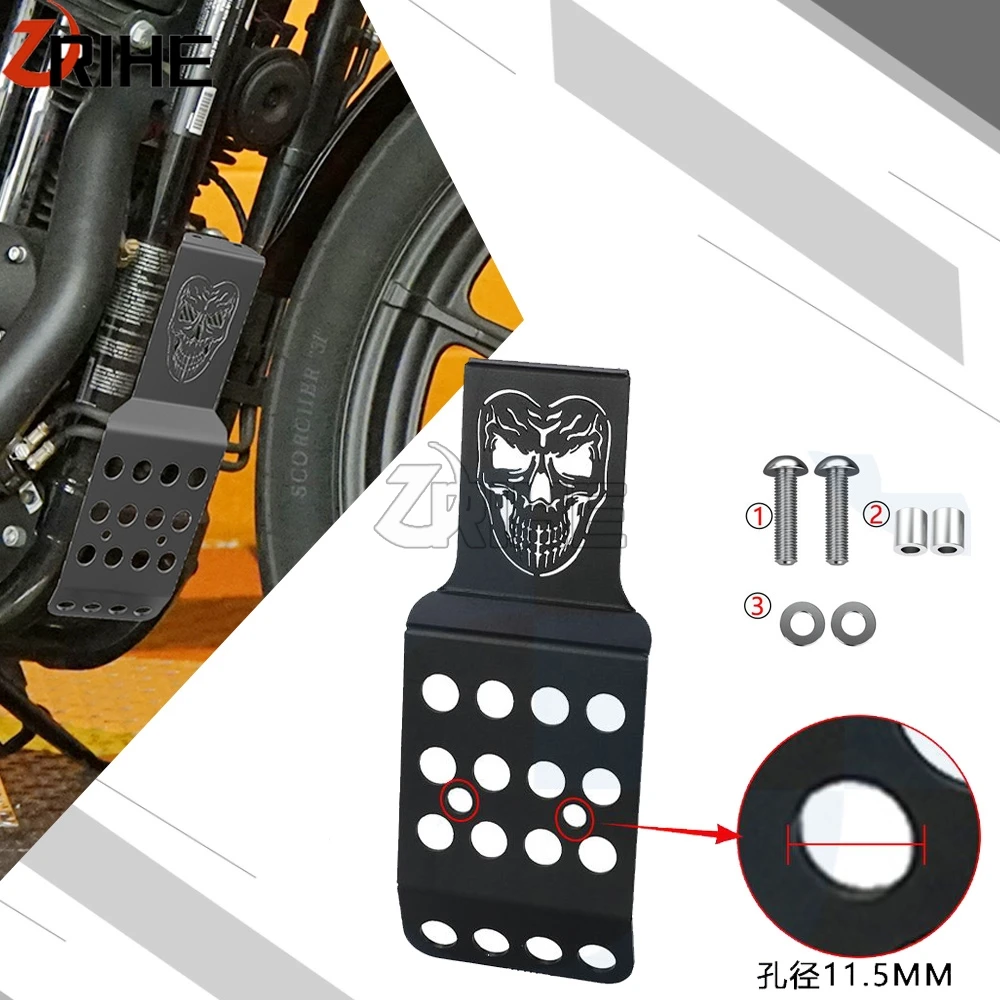 

For Har*ley Sportster Iron XL 883 1200 48 72 2023 Motorcycle Accessories Engine Guard Protector Lower Chin Fairing Spoiler Cover