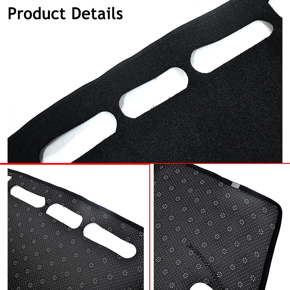 For Hyundai Tucson 2015-2016 2017 2018 2019 2020 Dashboard Cover Mat Pad Dashmat Dash Sunshade Instrument Carpet Car Accessories