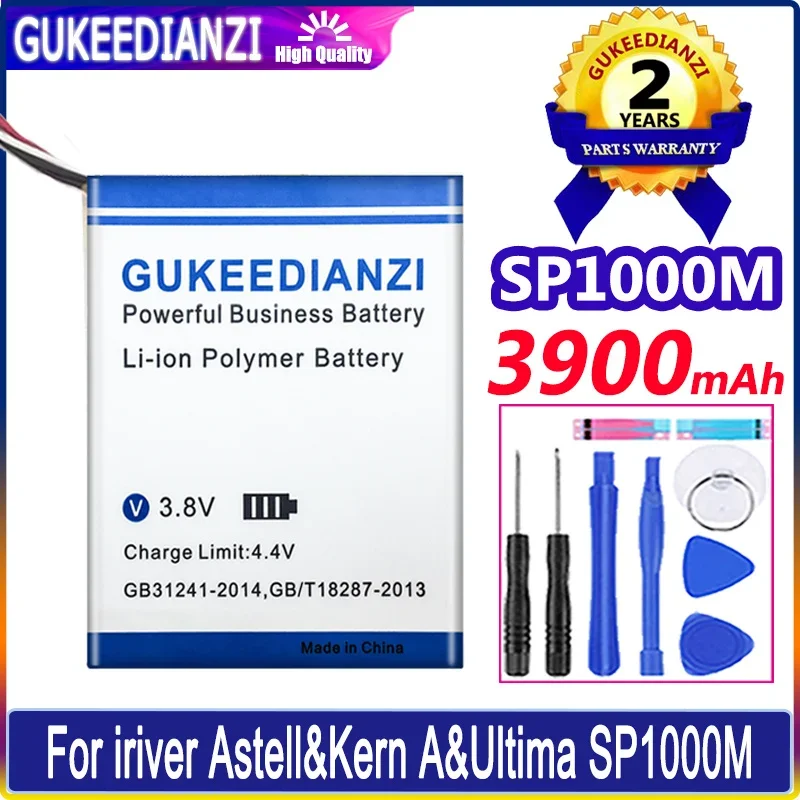 

Аккумулятор GUKEEDIANZI 3900 мАч для iriver Astell & Kern A & Ultima SP1000M, цифровая батарея