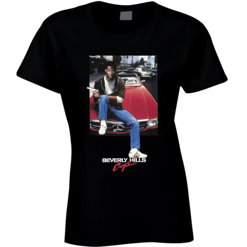 Beverly Hills Cop Retro 80'S Movie Ladies T Shirt