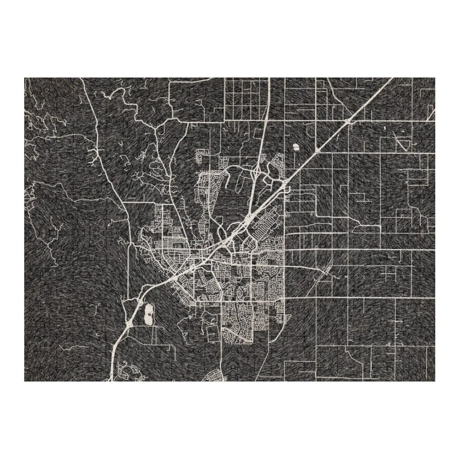 

Карта Вапувилы Калифорния Чернильные линии Головоломки На заказ Фото Деревянные коробки Деревянные животные Головоломки