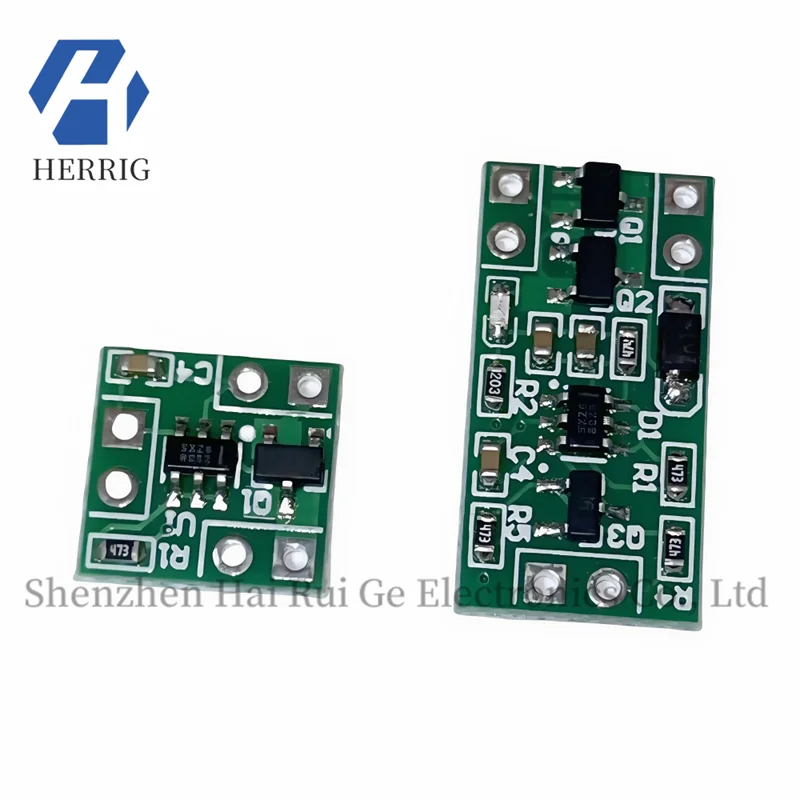 

Single-button bistable relay module 5V one-button start-stop self-locking button Micro low-power 3V power supply