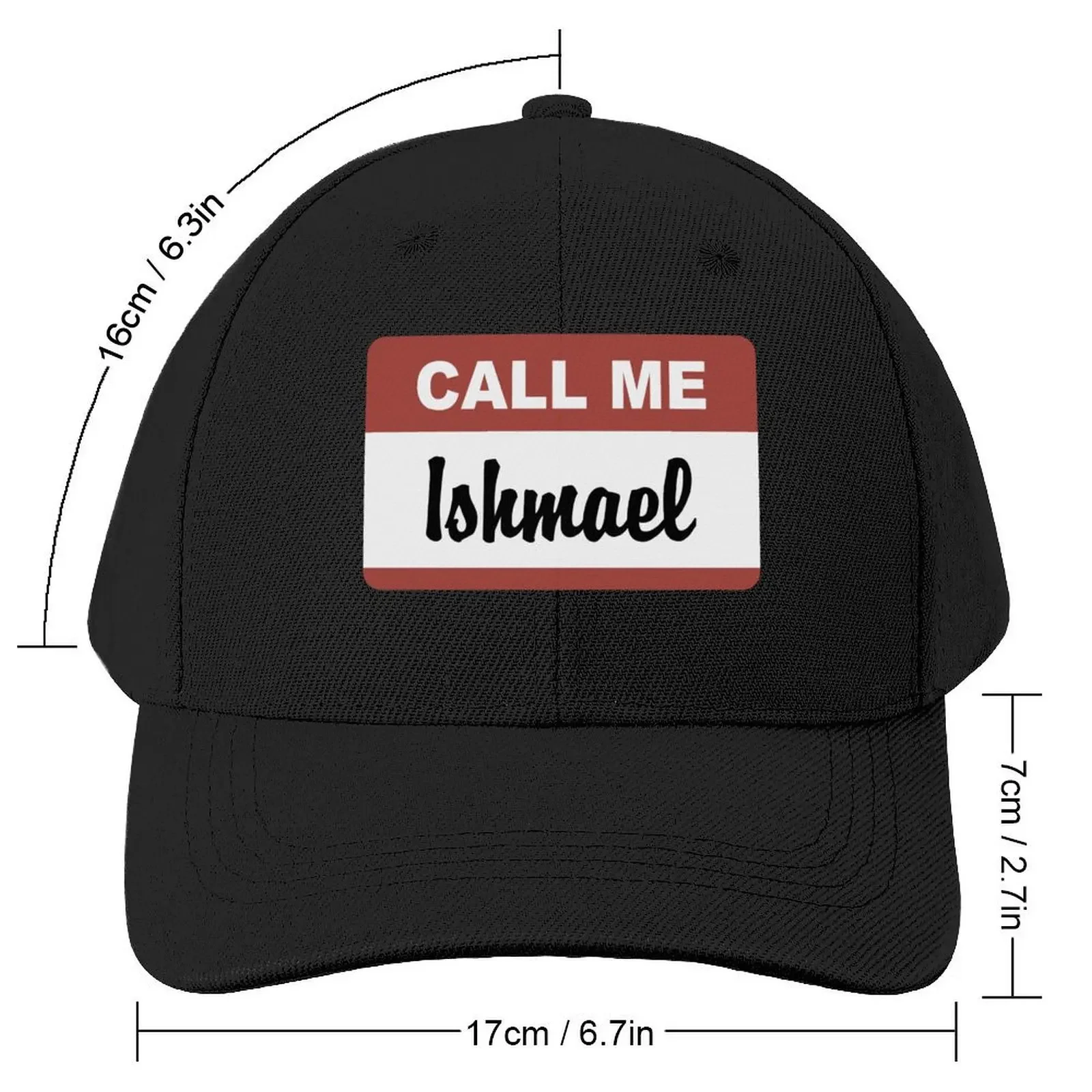 Call Me Ishmael Baseball Cap Hat Man Luxury Sun Hat For Children Beach Bag Designer Man Women's