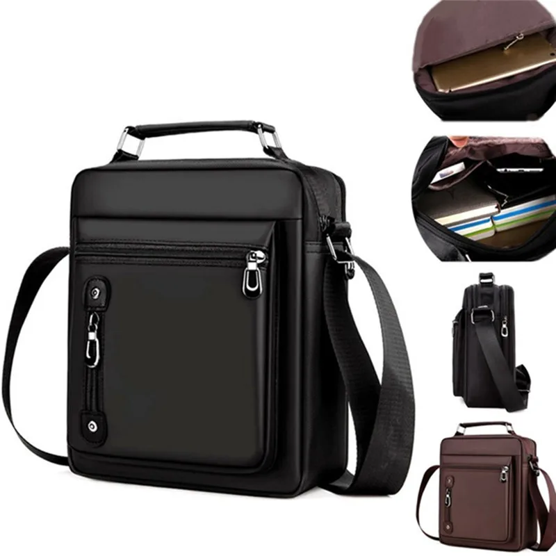 

Men's Handbag Messenger Bag Waterproof Men Oxford Zipper Bag Crossbody for Male Male Business Casual Single Shoulder Bag