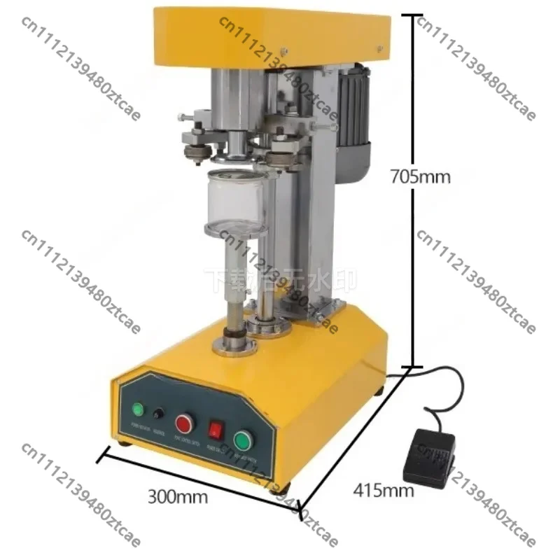 

Electric Can Sealing Machine Tinplate Plastic Paper Can Capping Machine Aluminum Cap Sealer Packaging Equipment
