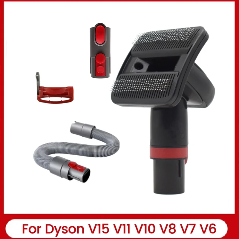 ABGP-herramienta de cepillo para novio de mascotas para Dyson V6 V7 V8 V10 V11 V15 accesorios de vacío con convertidor removedor de pelo para perros y gatos