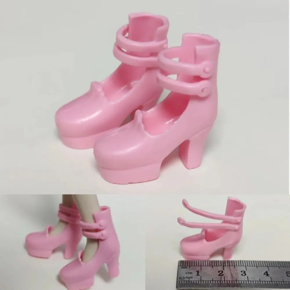 Botas de salto alto para boneca, sapatos casuais, saltos altos, 30cm, saltos altos, sapatos femininos, acessórios, qualidade, 1:6