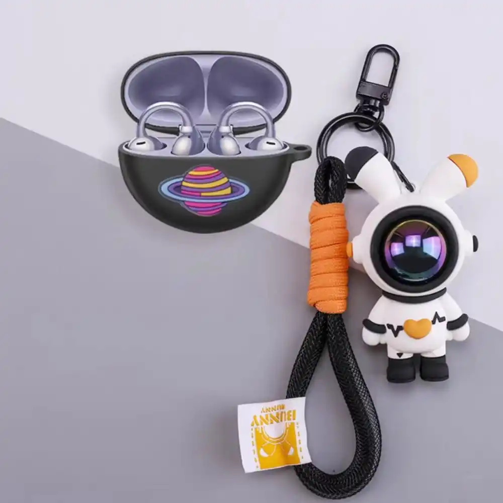 حافظة واقية لسماعات الرأس من كارتون أنيمي ميني ماوس لهاتف هواوي، غطاء حماية مضاد للسقوط من السيليكون الناعم