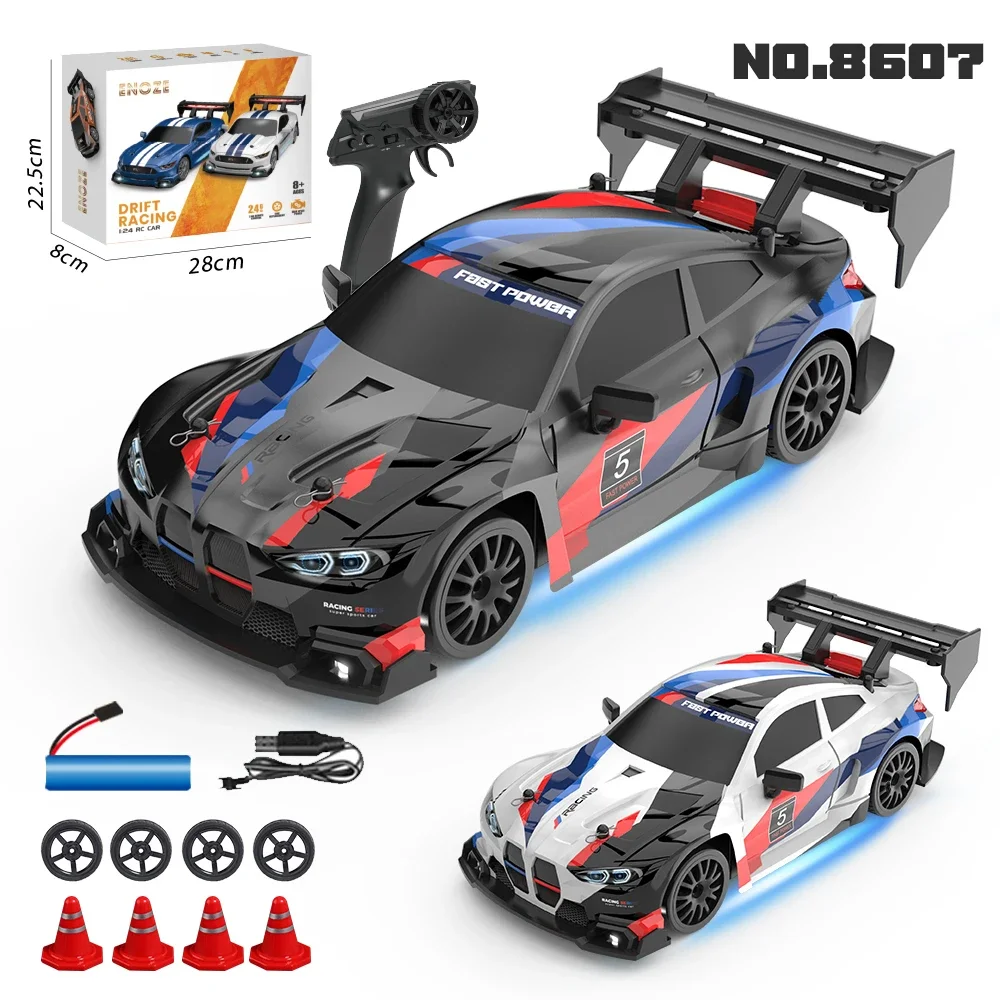 4WD-2.4G Drift Racing Car 1:24 Scale GTR Off-Road Vehicle Remote Control Electronic Hobby Toy Models Cars For Boys Festival Gift view 6