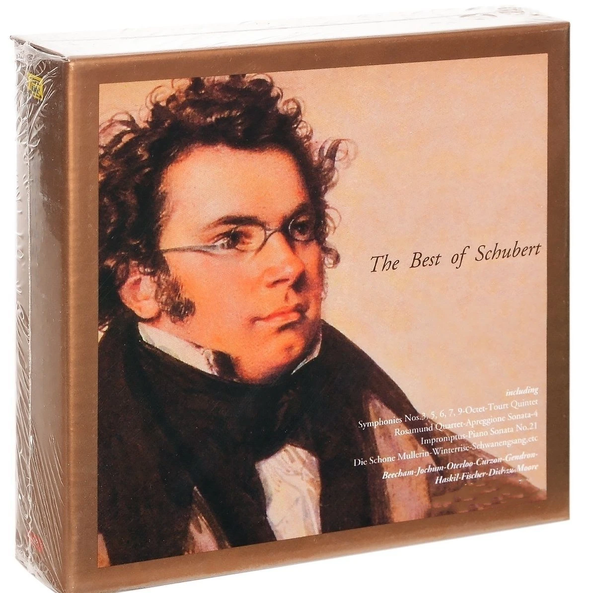 Классический музыкантный компакт-диск Franz Schubert, лучшая коллекция альбомов, зимняя запись, 10 шт., музыкальная запись, косплей, Walkman, автомобильный саундтрек, коробка, подарок