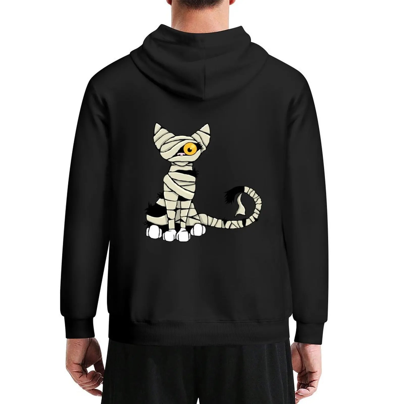 

Mummy Cat Hoodie men wear fashion men anime clothes korean clothes hoodies for men