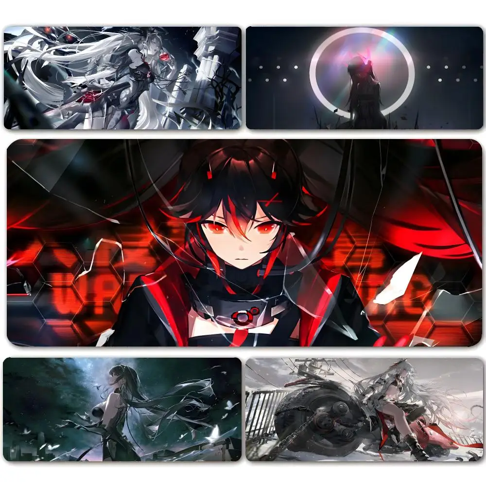 Punishing Gray Raven Mouse Pad Mouse Pad Anti-Slip Rubber Base Extended Desk Mat For Gamers Office Computer Accessories