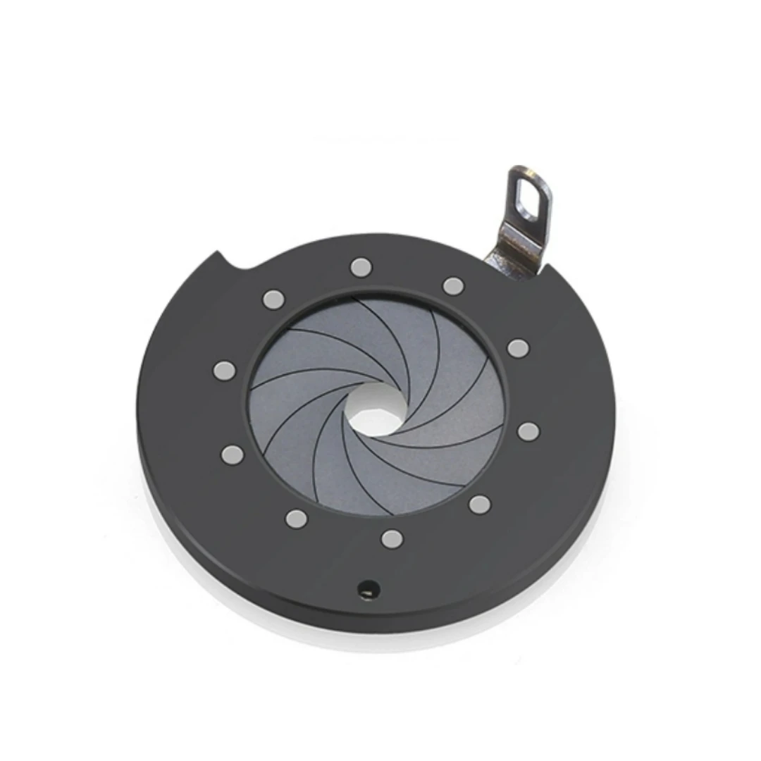 4.5-18mm Mechanical Diaphragm Continuously Variable Iris Integrated Aperture Stop Microscope Camera Laser Optical Light Module