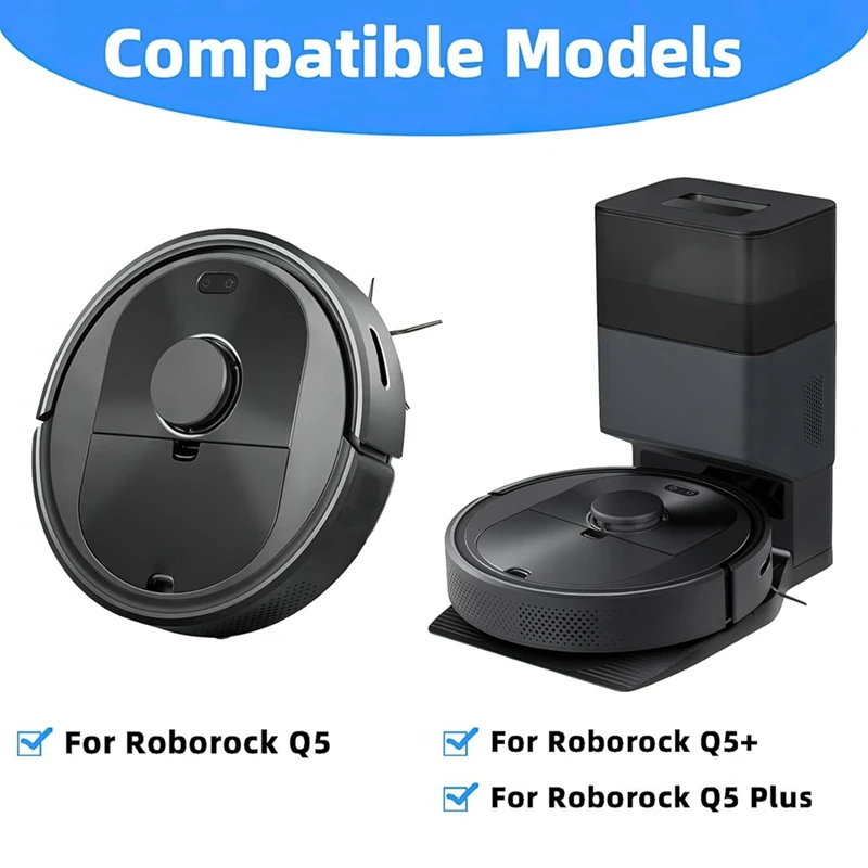 Запчасти для робота-пылесоса Roborock Q5 Q5 + Q5 Plus, основная боковая щетка, фильтры НЕРА, запасные части