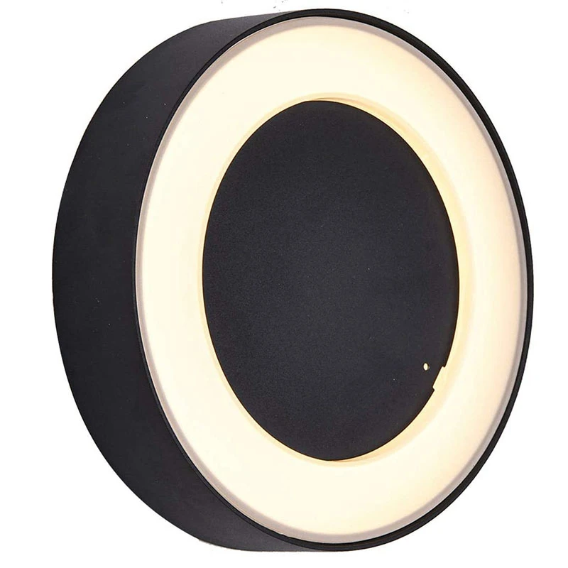 

LED Wall Sconce Light Fixture Lamp 12W Warm White 3000K Indoor Wall Lamp for Living Room Hallway Basement Stairway