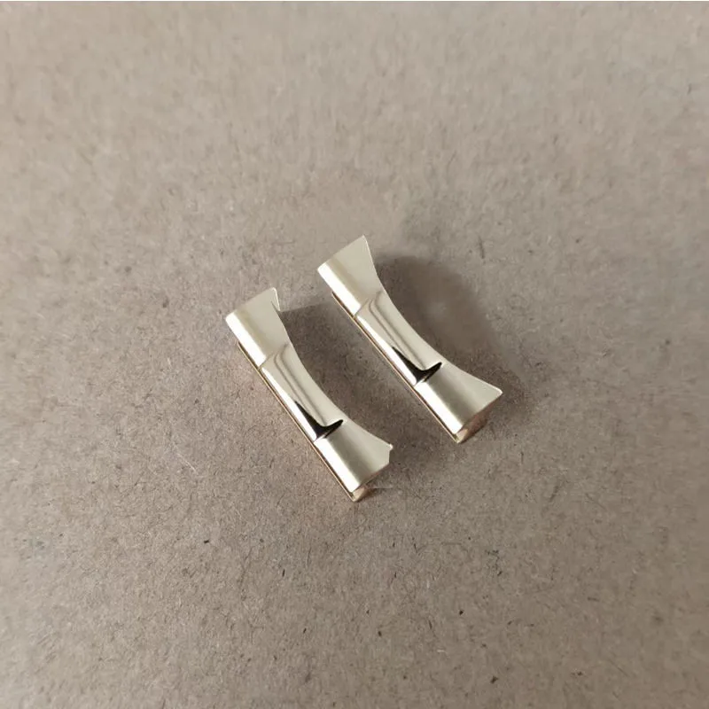 for Rolex Submariner GMT Daytona Stainless Steel Watchband Section Rubber Strap Daydate Part Accessories Curved End Link 20mm