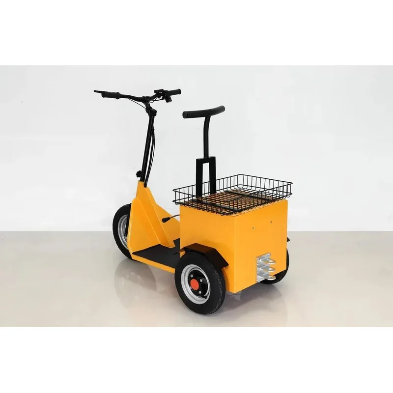 high quality Platform Trolley Tow Tractor Standing Style Order Picker Cart