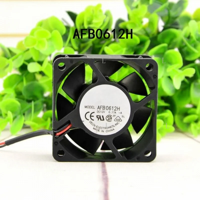 L Hitzebeständiger Lüfter für Delta 12VDC 0,15A AFB0612H 60*60*25MM Low-Energy-Kühler