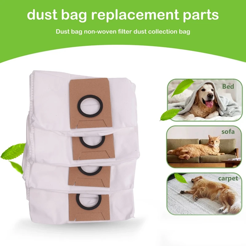 ถุงเก็บฝุ่นสําหรับ Ecovacs Deebot X1 TURBO Omni TURBO เครื่องดูดฝุ่นหุ่นยนต์อะไหล่อุปกรณ์เสริม