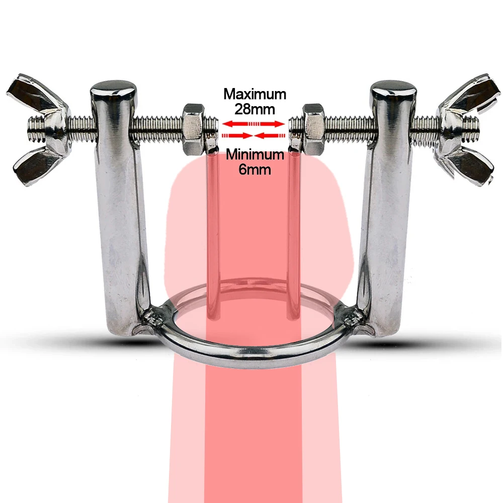 Stainless Steel Adjustable Urethral Sound Catheter Dilator Men Penis Plug Glans Rods Horse Eye Stimulate Cock Lock Ring Sex Tool