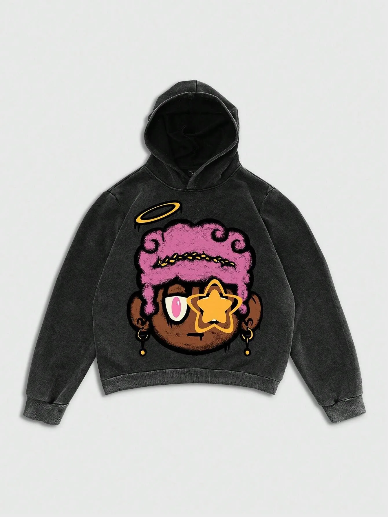 

Fashion Print Hoodies Women Autumn Winter Long Sleeve Pullover Tops Hooded Sweatshirts Streetwear Casual Female Loose Clothes