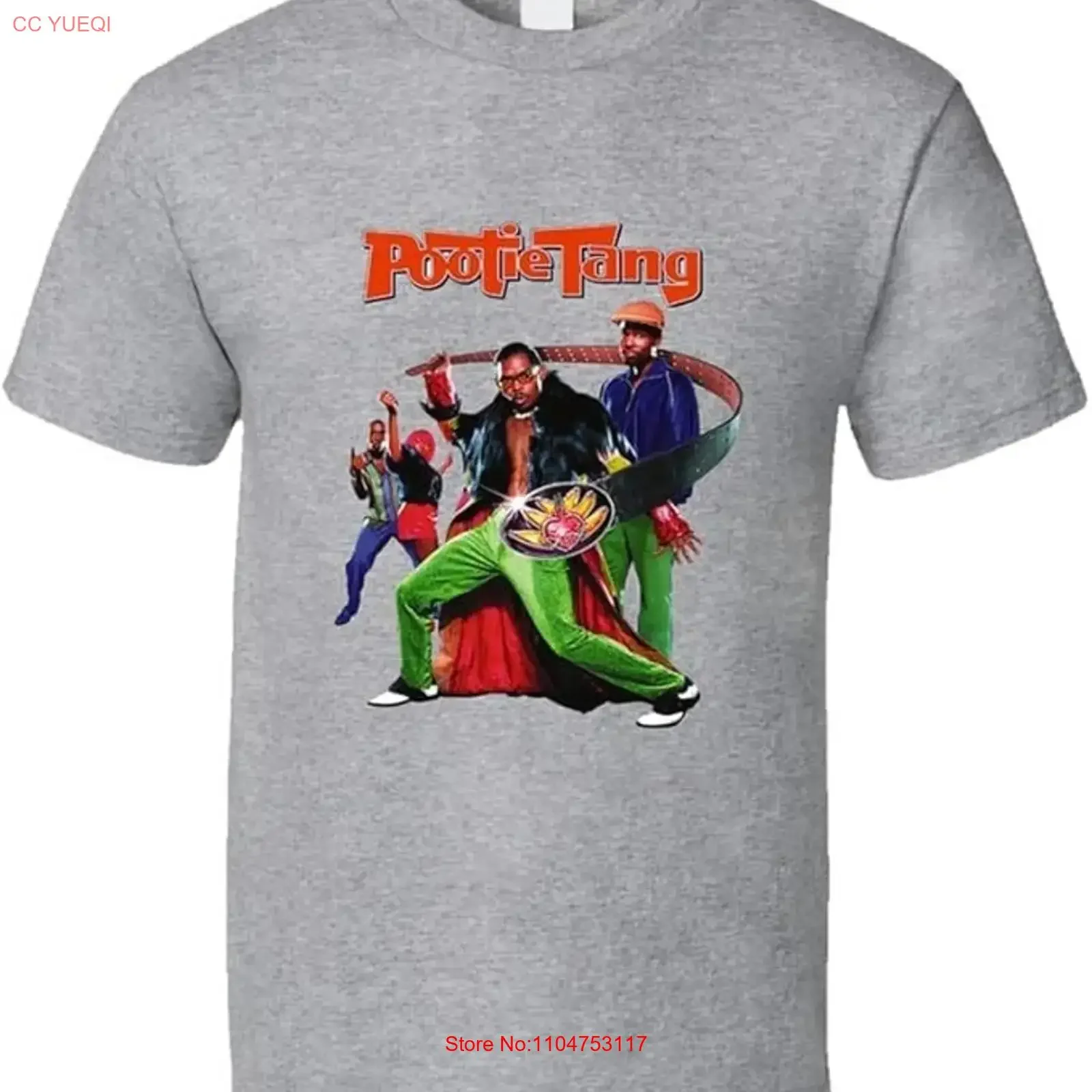 Pootie Tang Hip Hop Comedy Movie T Shirt long or short sleeves vintage Washed Stylish streetwear Slightly designer clothes
