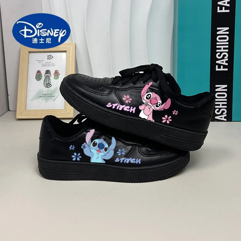 

Disney 2025 Spring Casual Shoes | Black Low-Top Sneakers, Lightweight Trendy Footwear for Men and Women