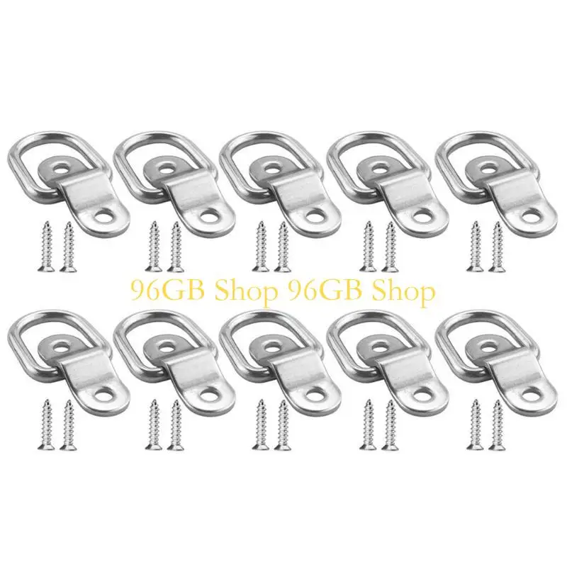96GB Universal Tie Down Point Trailer Hook Convenient Tool for Transporting Goods