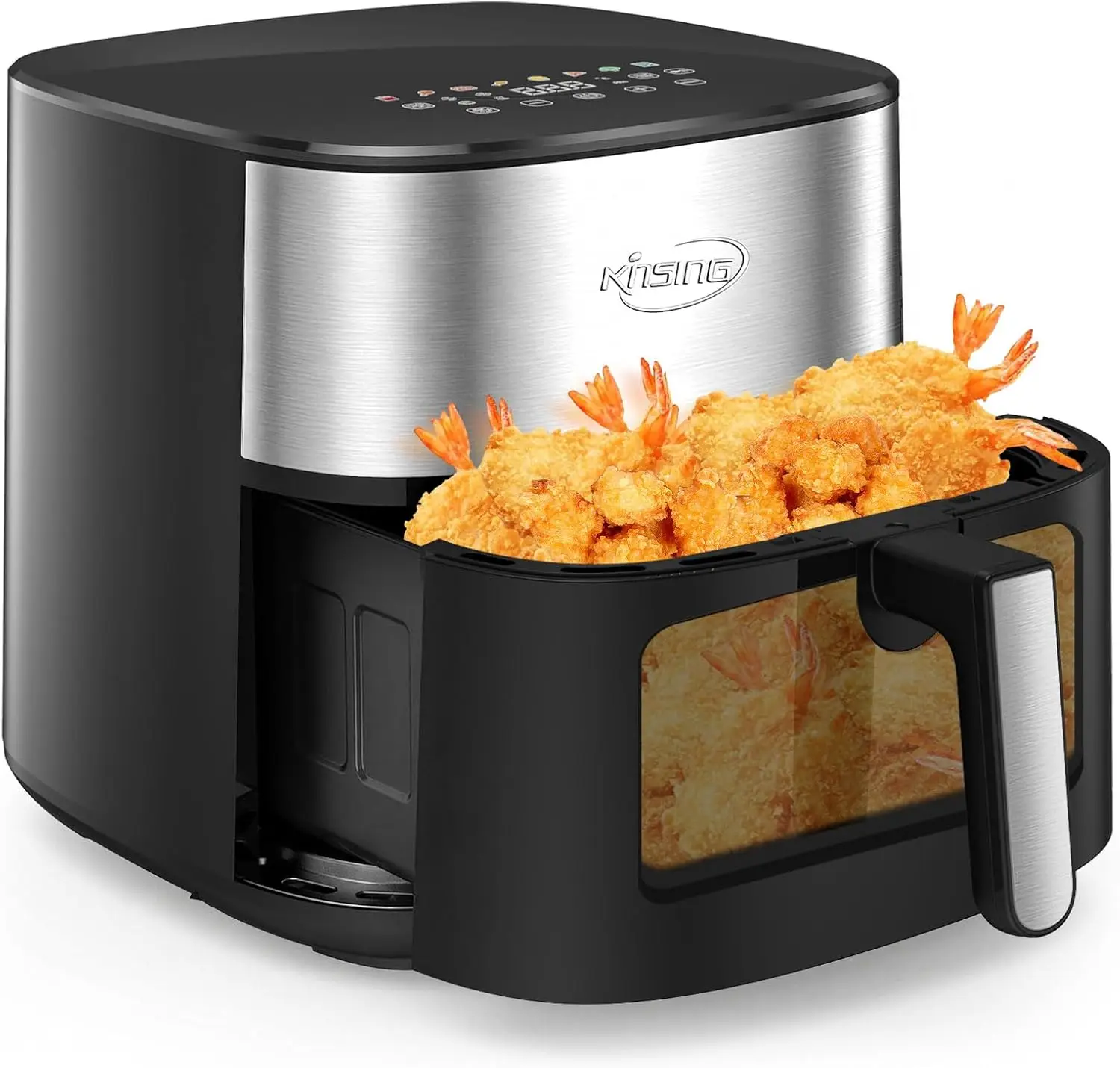 

8-in-1 XL 8.5QT Air Fryer with View Window, 400°F Crispy, 85% Less Oil, Non-Stick Basket