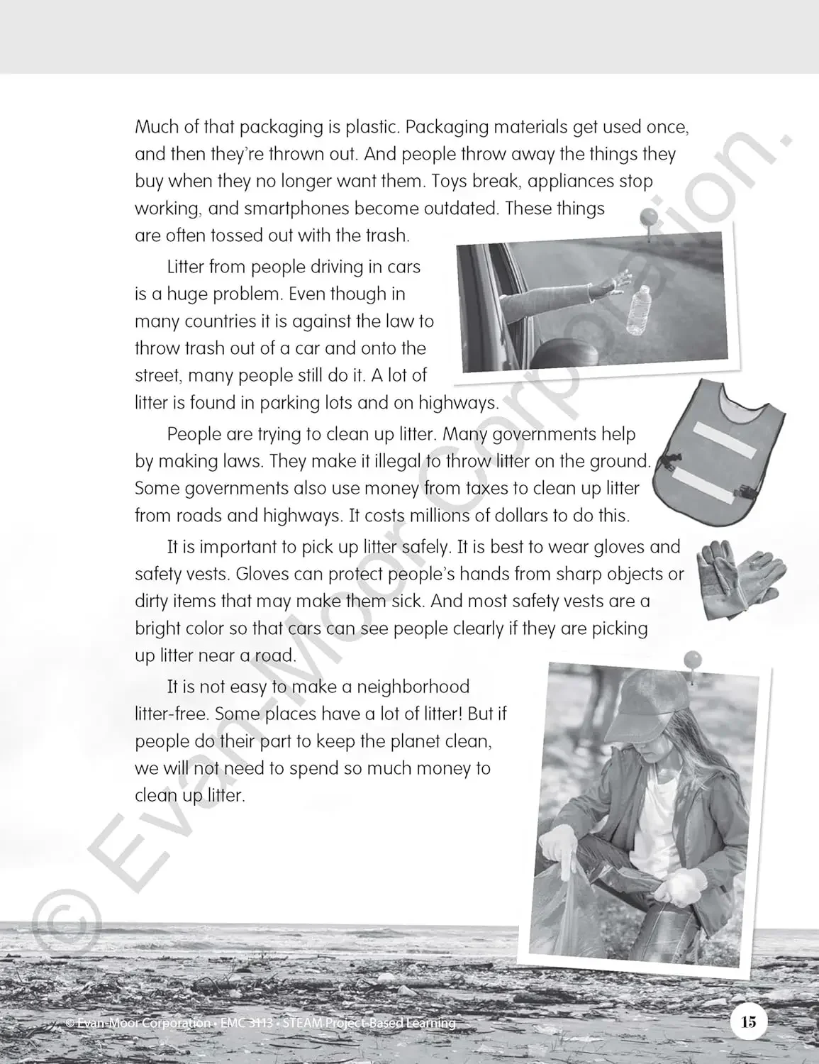 التعلم المبني للمشروع Evan-Moor STEAM، الصف 3، الذين تتراوح أعمارهم بين 7 8 9 10، الكتاب الإنجليزي 9781645141891